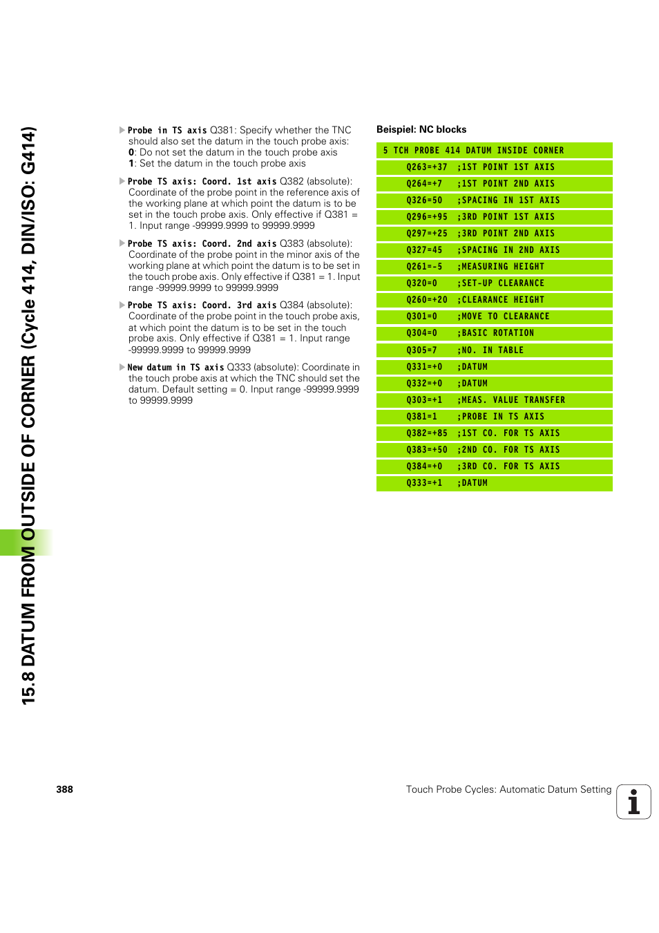 HEIDENHAIN iTNC 530 (60642x-04) Cycle programming User Manual | Page 388 / 529