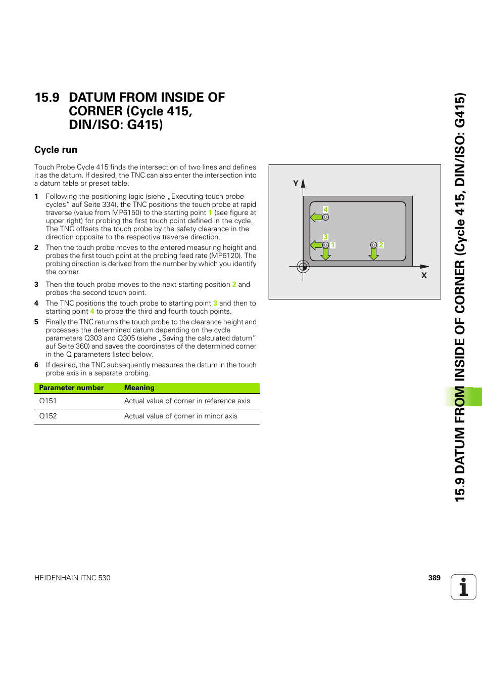 Cycle run, Seite 389 | HEIDENHAIN iTNC 530 (60642x-04) Cycle programming User Manual | Page 389 / 529