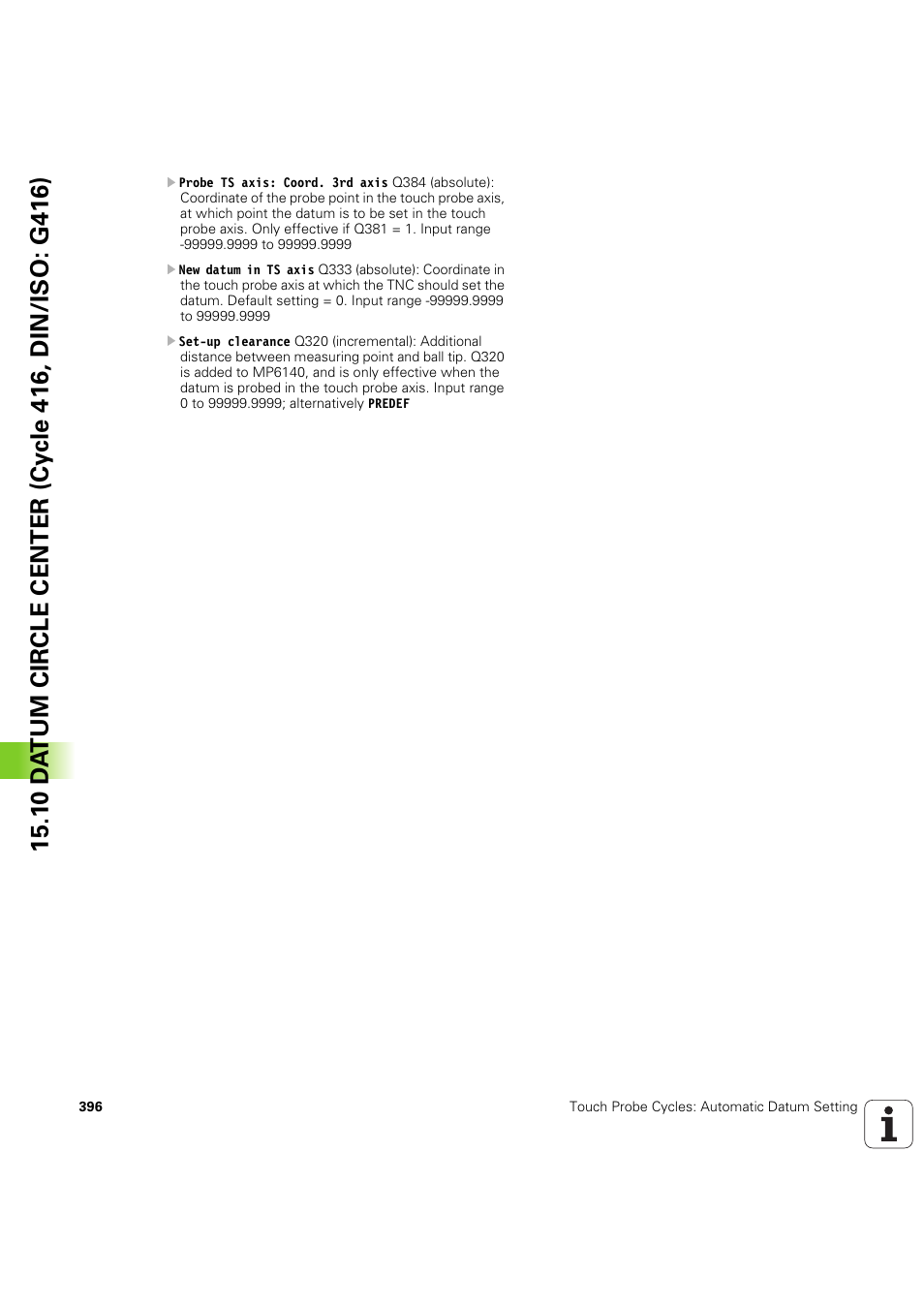 HEIDENHAIN iTNC 530 (60642x-04) Cycle programming User Manual | Page 396 / 529