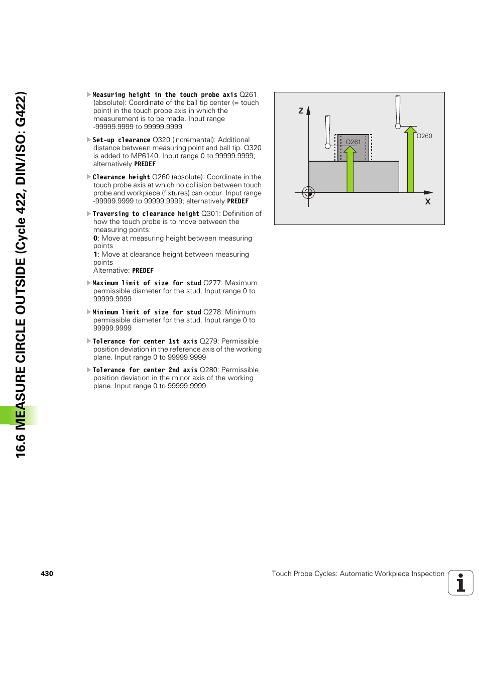 HEIDENHAIN iTNC 530 (60642x-04) Cycle programming User Manual | Page 430 / 529