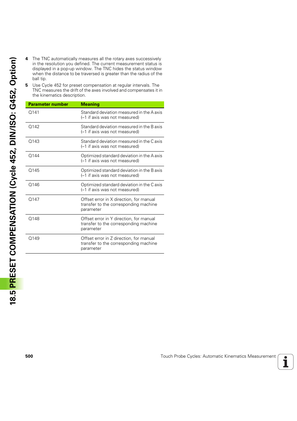 HEIDENHAIN iTNC 530 (60642x-04) Cycle programming User Manual | Page 500 / 529