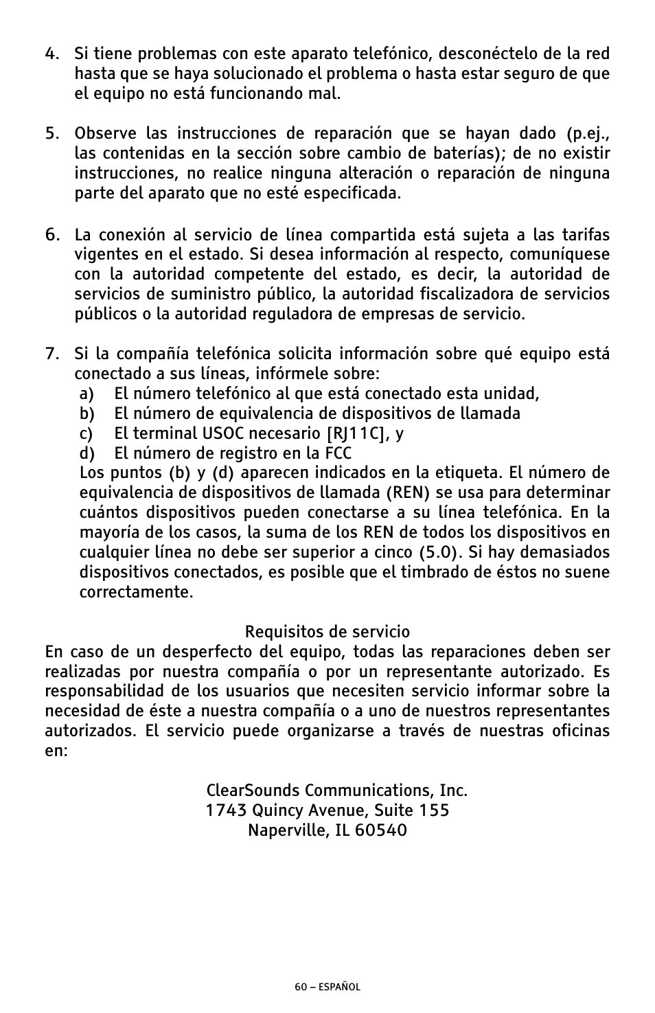 ClearSounds A300 User Manual | Page 124 / 192