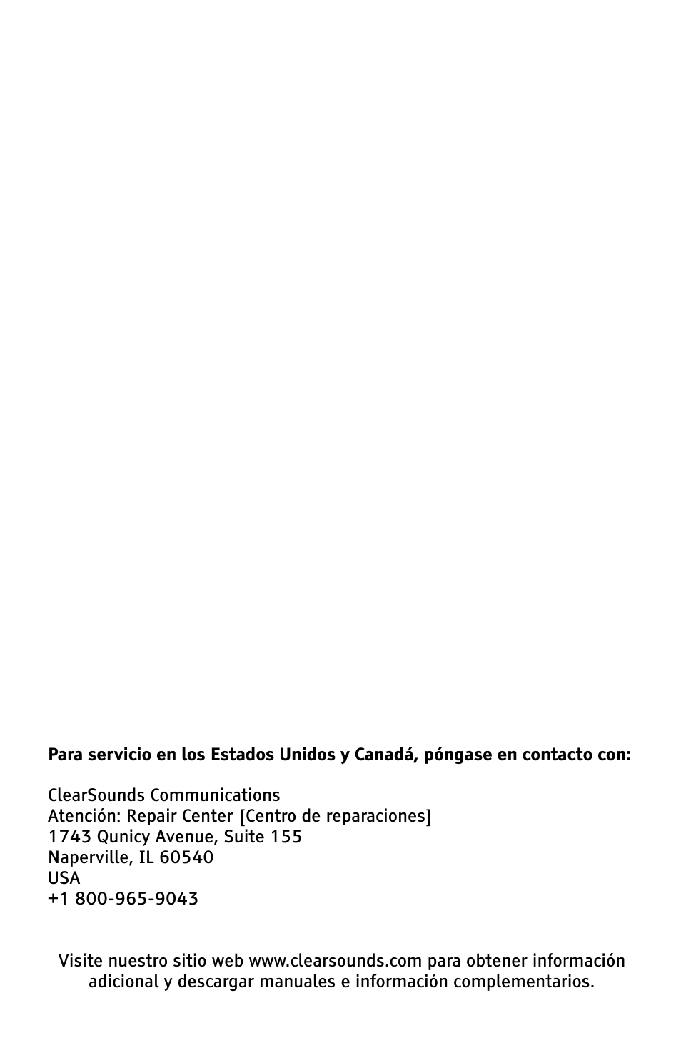 ClearSounds A300 User Manual | Page 128 / 192