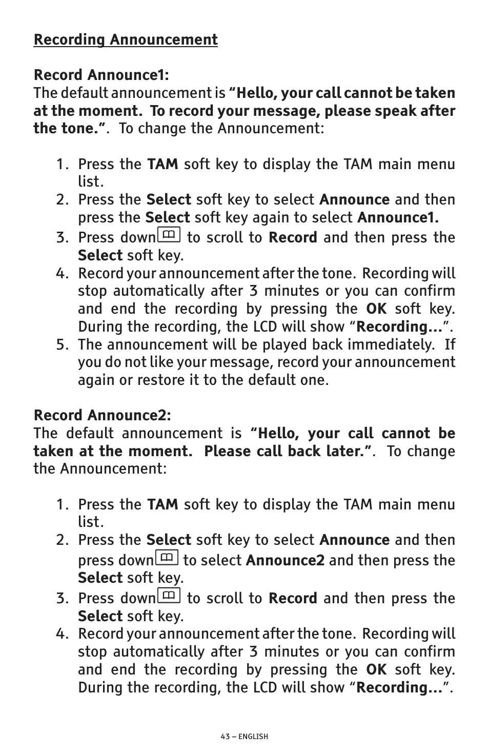 ClearSounds A300 User Manual | Page 43 / 192
