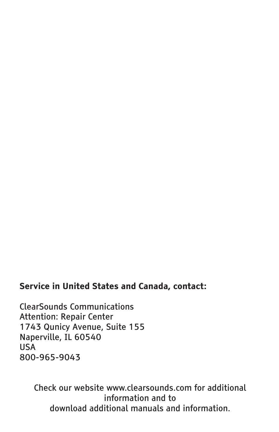 ClearSounds A300 User Manual | Page 64 / 192