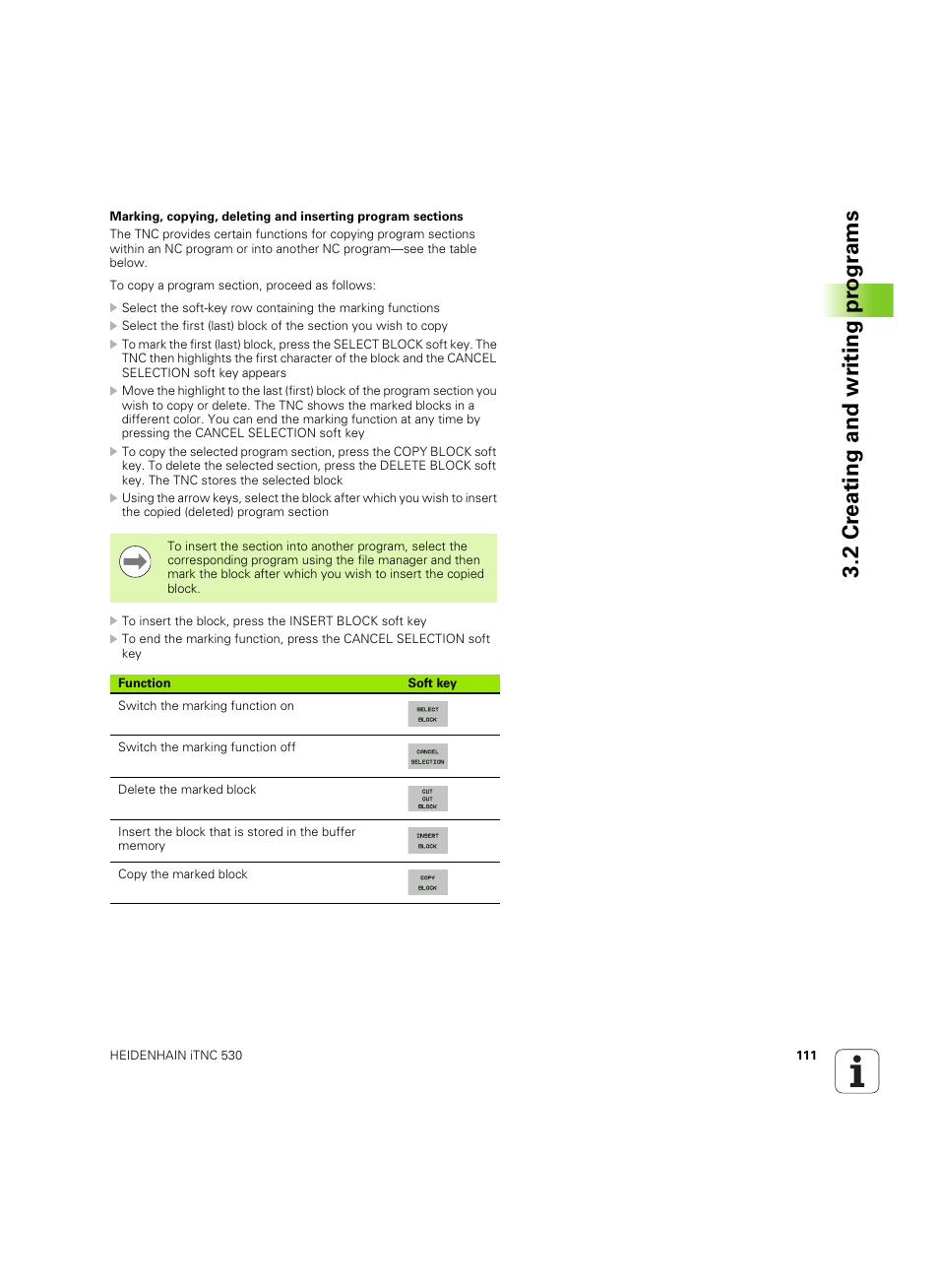 2 cr eating and wr iting pr ogr ams | HEIDENHAIN iTNC 530 (60642x-04) ISO programming User Manual | Page 111 / 664