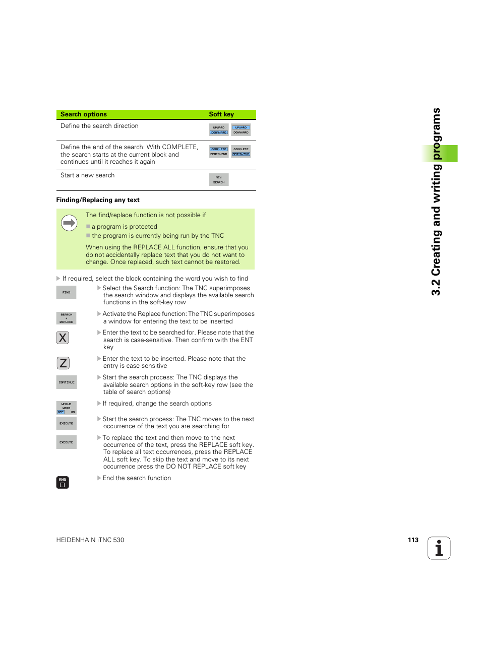 2 cr eating and wr iting pr ogr ams | HEIDENHAIN iTNC 530 (60642x-04) ISO programming User Manual | Page 113 / 664