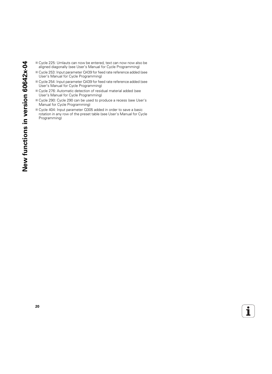 HEIDENHAIN iTNC 530 (60642x-04) ISO programming User Manual | Page 20 / 664