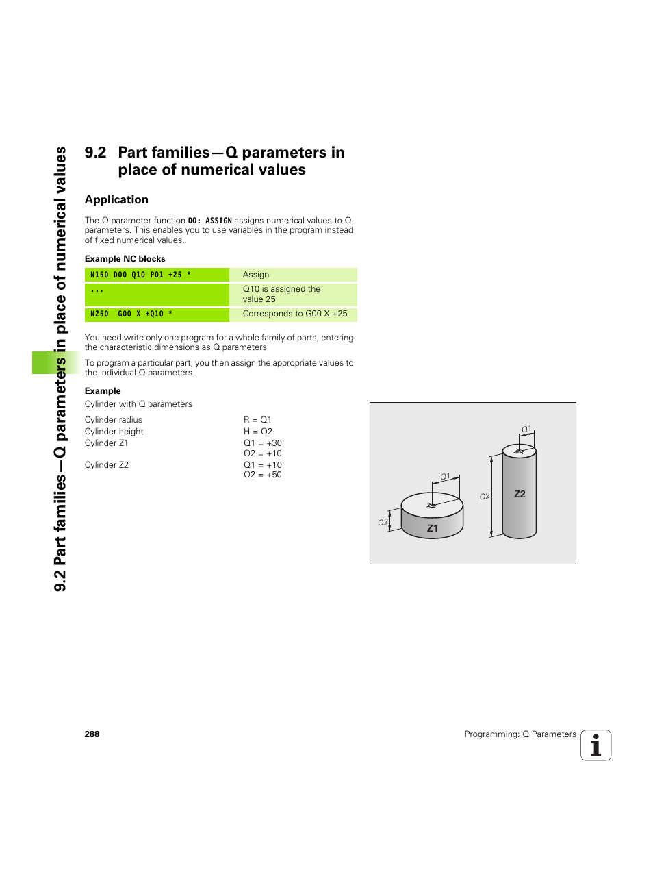 Application | HEIDENHAIN iTNC 530 (60642x-04) ISO programming User Manual | Page 288 / 664