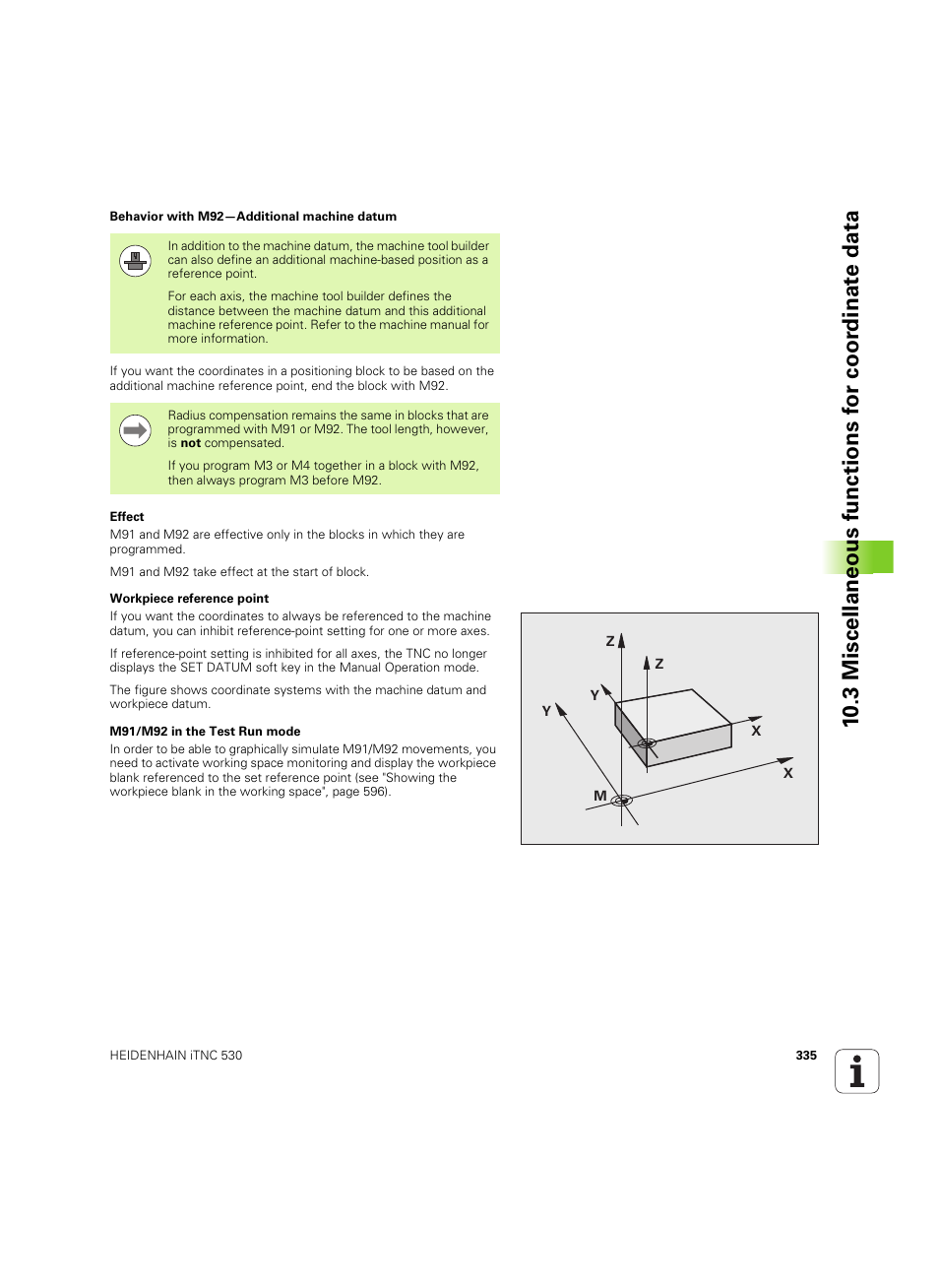 HEIDENHAIN iTNC 530 (60642x-04) ISO programming User Manual | Page 335 / 664