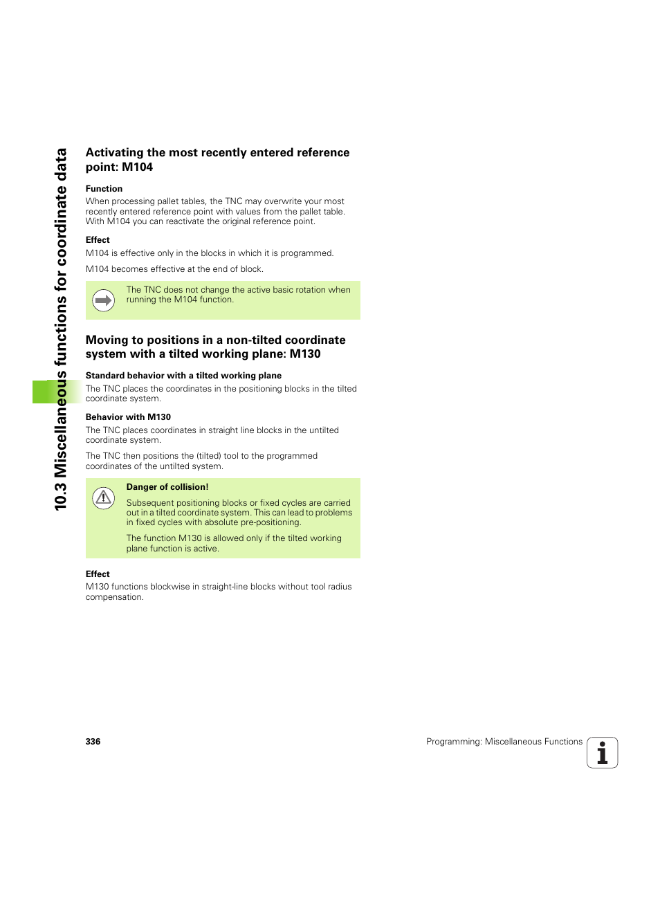 HEIDENHAIN iTNC 530 (60642x-04) ISO programming User Manual | Page 336 / 664
