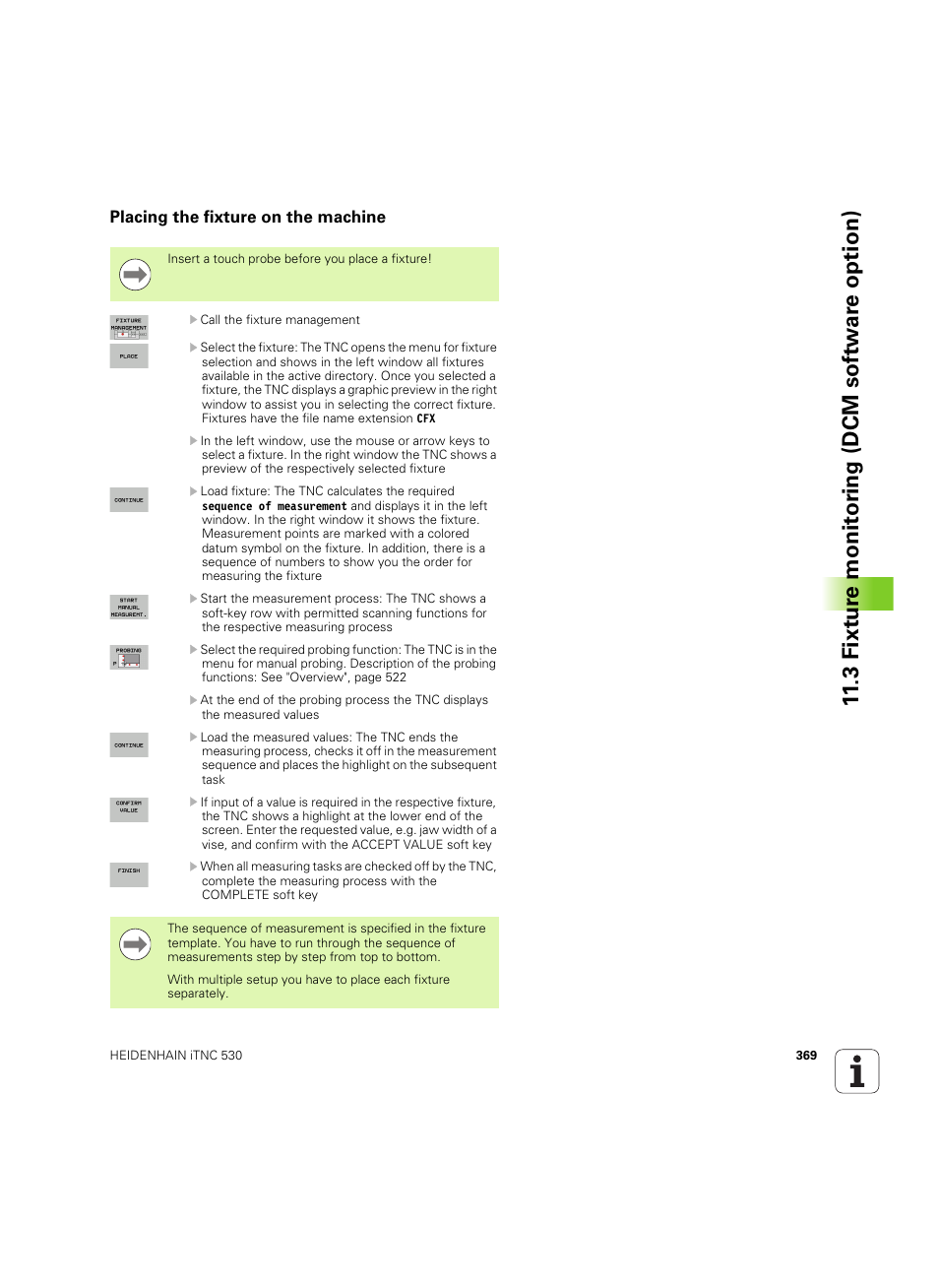 Placing the fixture on the machine | HEIDENHAIN iTNC 530 (60642x-04) ISO programming User Manual | Page 369 / 664