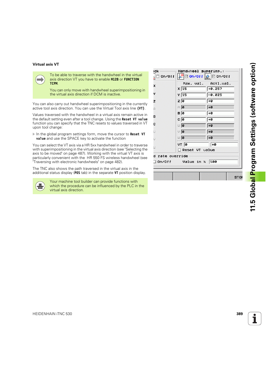 HEIDENHAIN iTNC 530 (60642x-04) ISO programming User Manual | Page 389 / 664