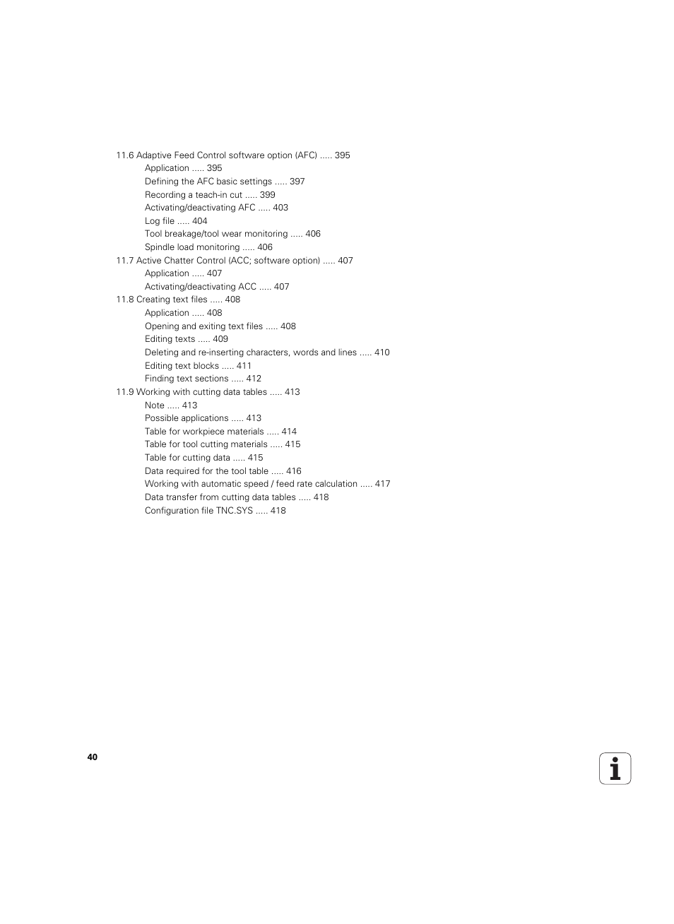 HEIDENHAIN iTNC 530 (60642x-04) ISO programming User Manual | Page 40 / 664
