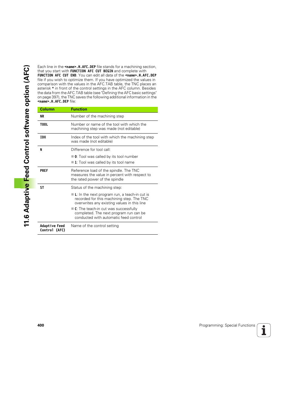 HEIDENHAIN iTNC 530 (60642x-04) ISO programming User Manual | Page 400 / 664