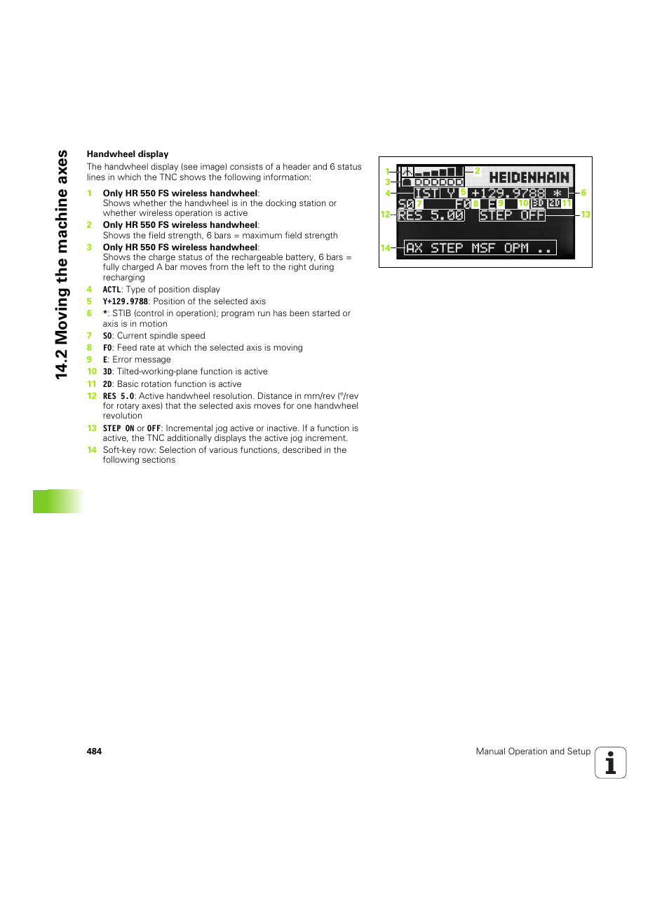 2 mo ving the mac h ine ax es | HEIDENHAIN iTNC 530 (60642x-04) ISO programming User Manual | Page 484 / 664
