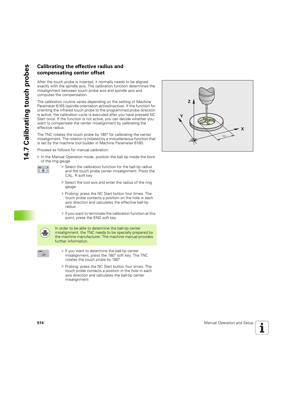 7 calibr ating touc h pr obes | HEIDENHAIN iTNC 530 (60642x-04) ISO programming User Manual | Page 514 / 664
