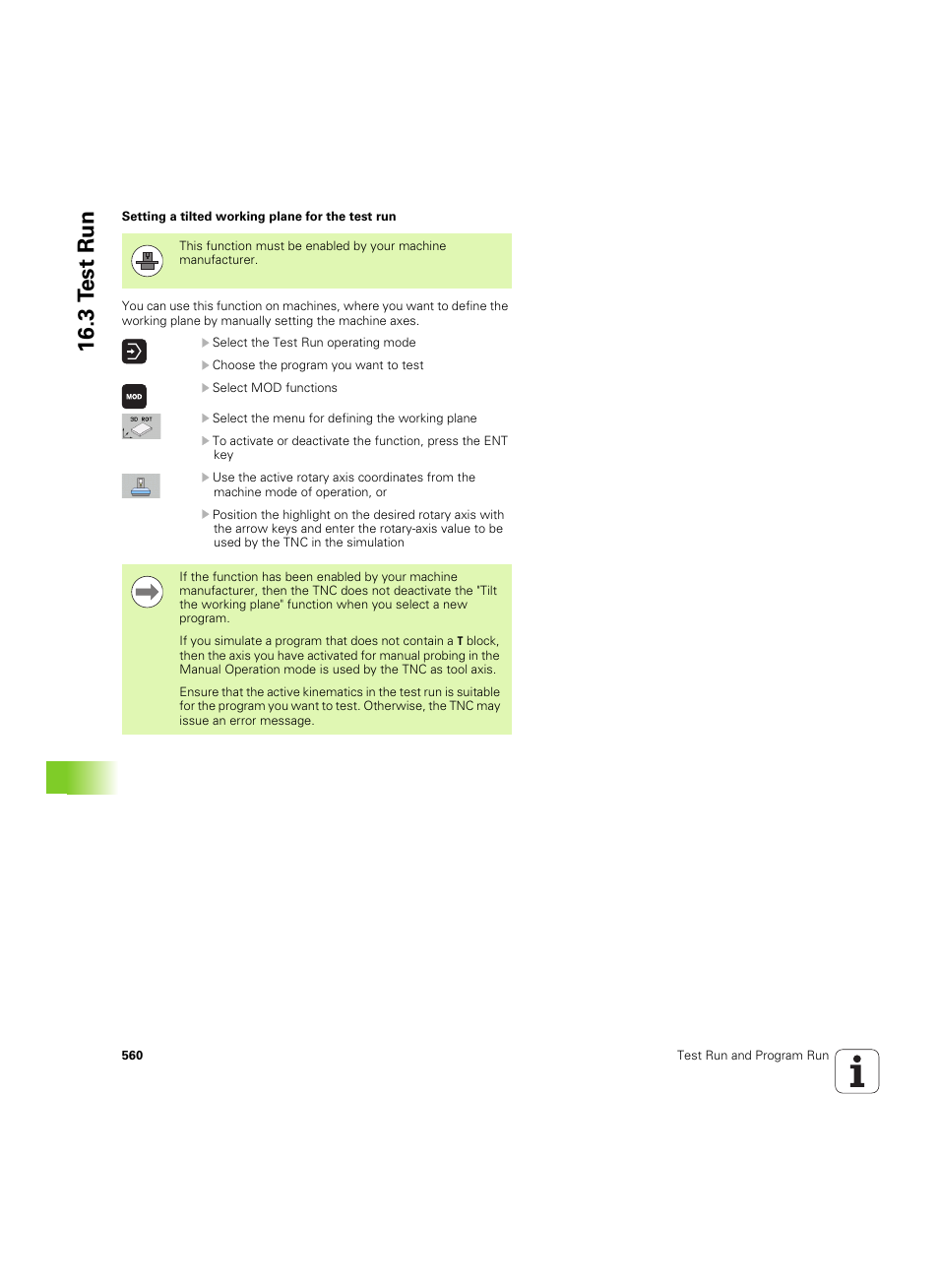 3 test run | HEIDENHAIN iTNC 530 (60642x-04) ISO programming User Manual | Page 560 / 664