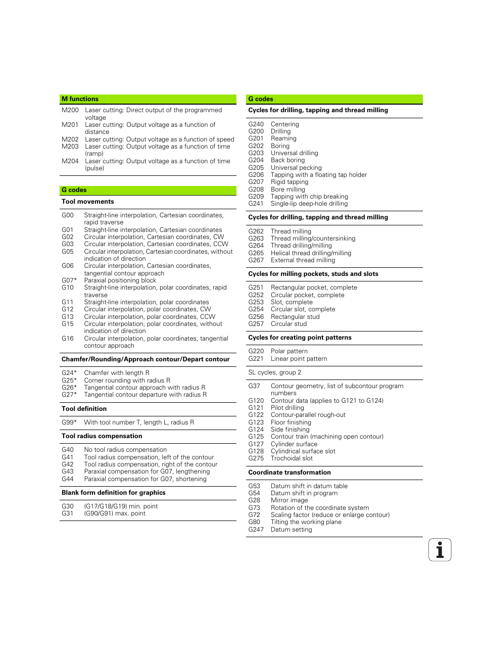 HEIDENHAIN iTNC 530 (60642x-04) ISO programming User Manual | Page 660 / 664