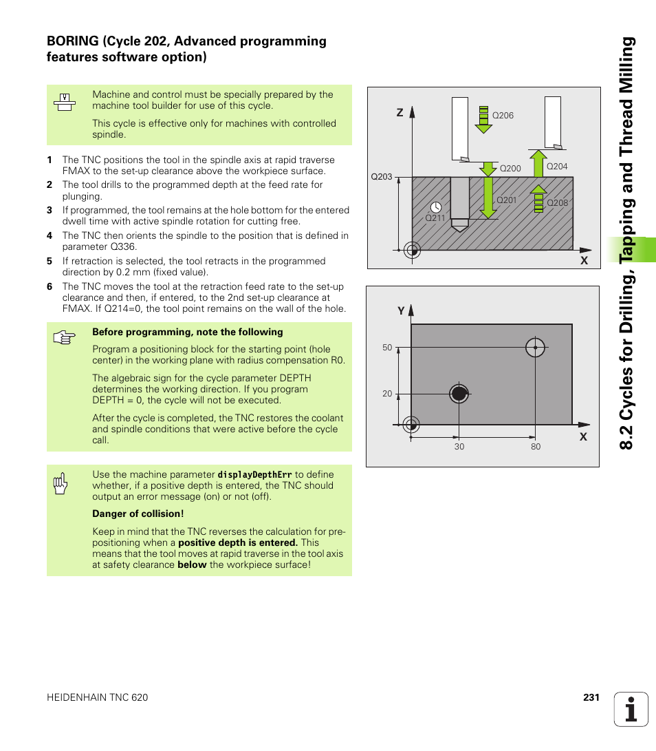 HEIDENHAIN TNC 620 (340 56x-01) User Manual | Page 231 / 539