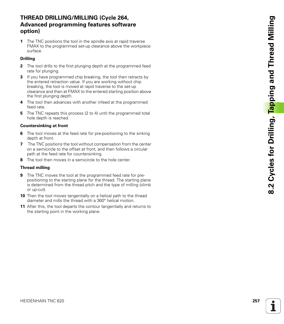 HEIDENHAIN TNC 620 (340 56x-01) User Manual | Page 257 / 539
