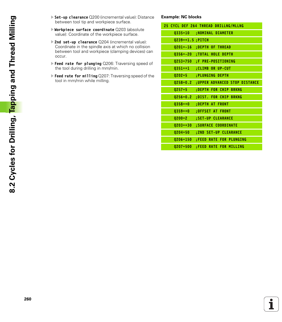 HEIDENHAIN TNC 620 (340 56x-01) User Manual | Page 260 / 539