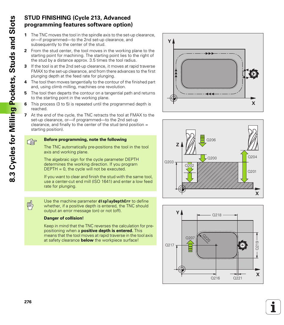 HEIDENHAIN TNC 620 (340 56x-01) User Manual | Page 276 / 539