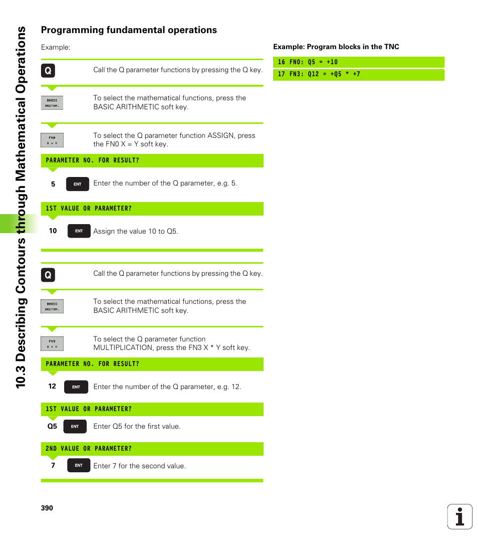 Programming fundamental operations | HEIDENHAIN TNC 620 (340 56x-01) User Manual | Page 390 / 539