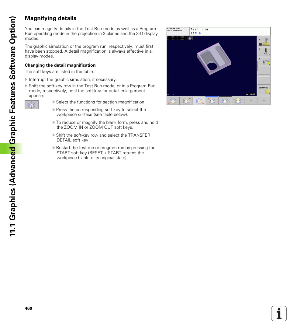 Magnifying details | HEIDENHAIN TNC 620 (340 56x-01) User Manual | Page 460 / 539