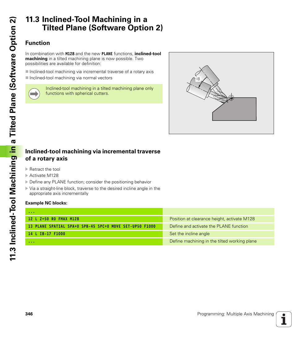 Function | HEIDENHAIN TNC 620 (340 56x-02) User Manual | Page 346 / 511