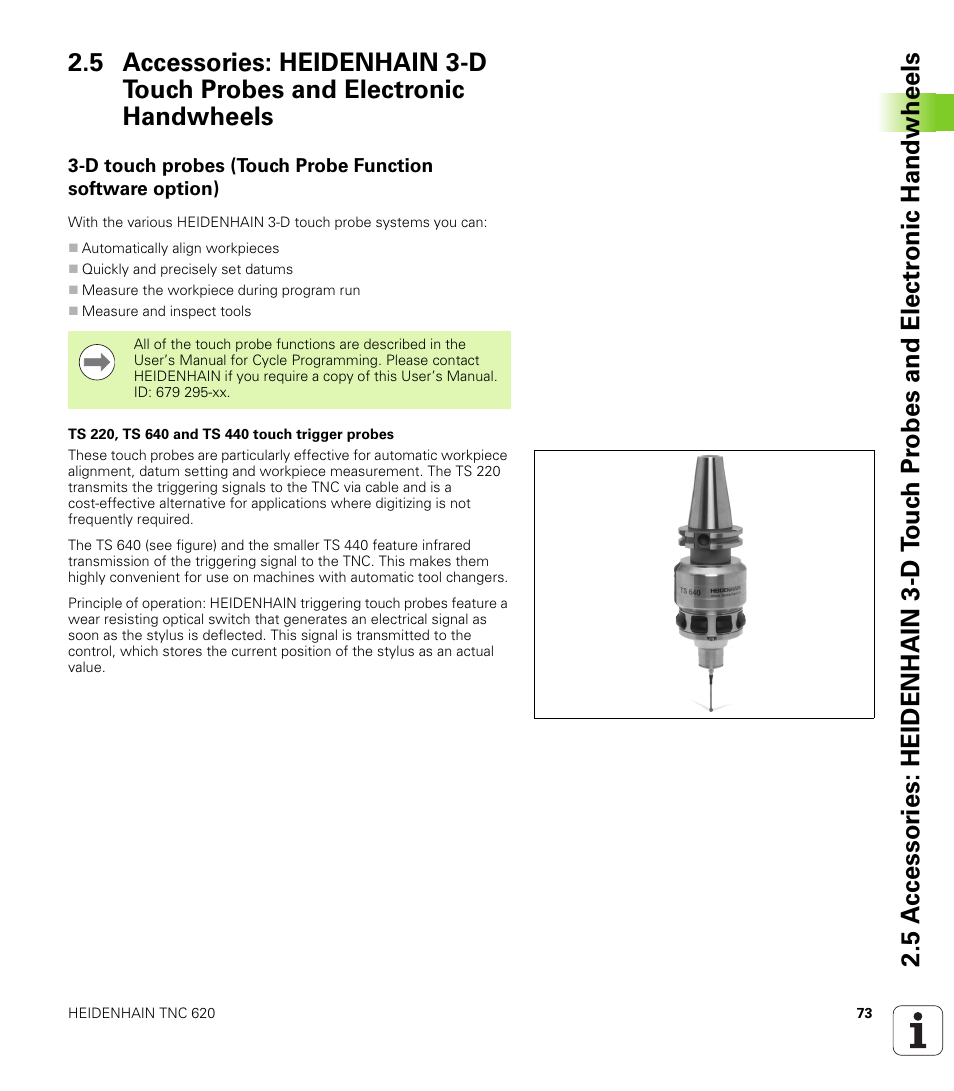 HEIDENHAIN TNC 620 (340 56x-02) User Manual | Page 73 / 511