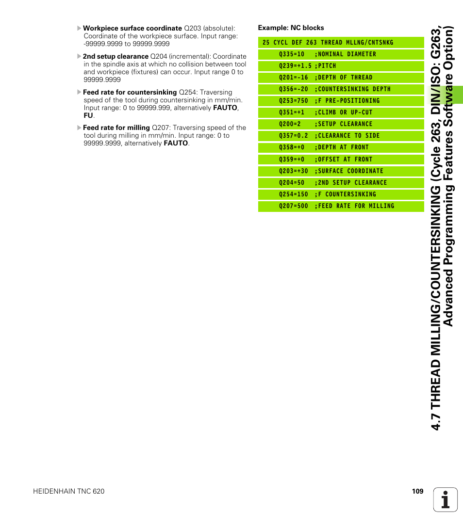 HEIDENHAIN TNC 620 (340 56x-02) Cycle programming User Manual | Page 109 / 437