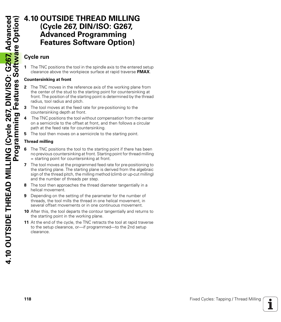 Cycle run, Option) | HEIDENHAIN TNC 620 (340 56x-02) Cycle programming User Manual | Page 118 / 437