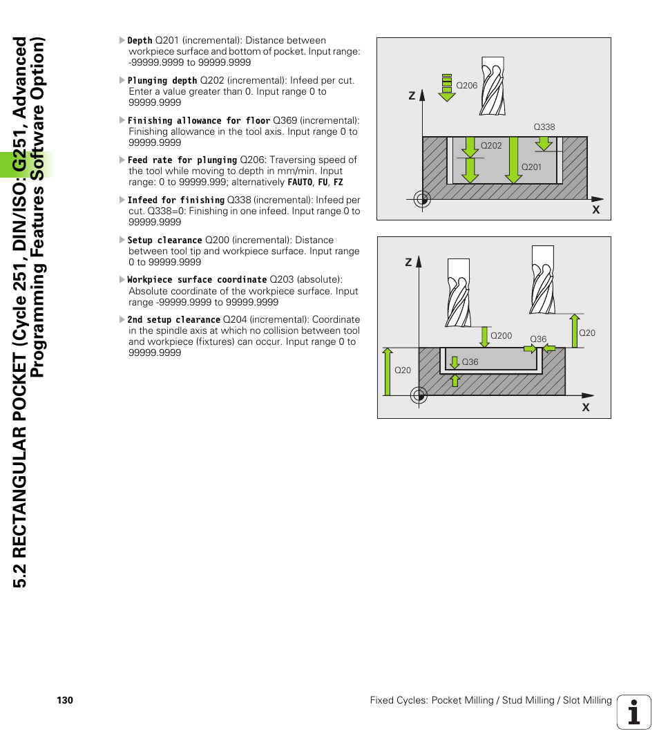 HEIDENHAIN TNC 620 (340 56x-02) Cycle programming User Manual | Page 130 / 437