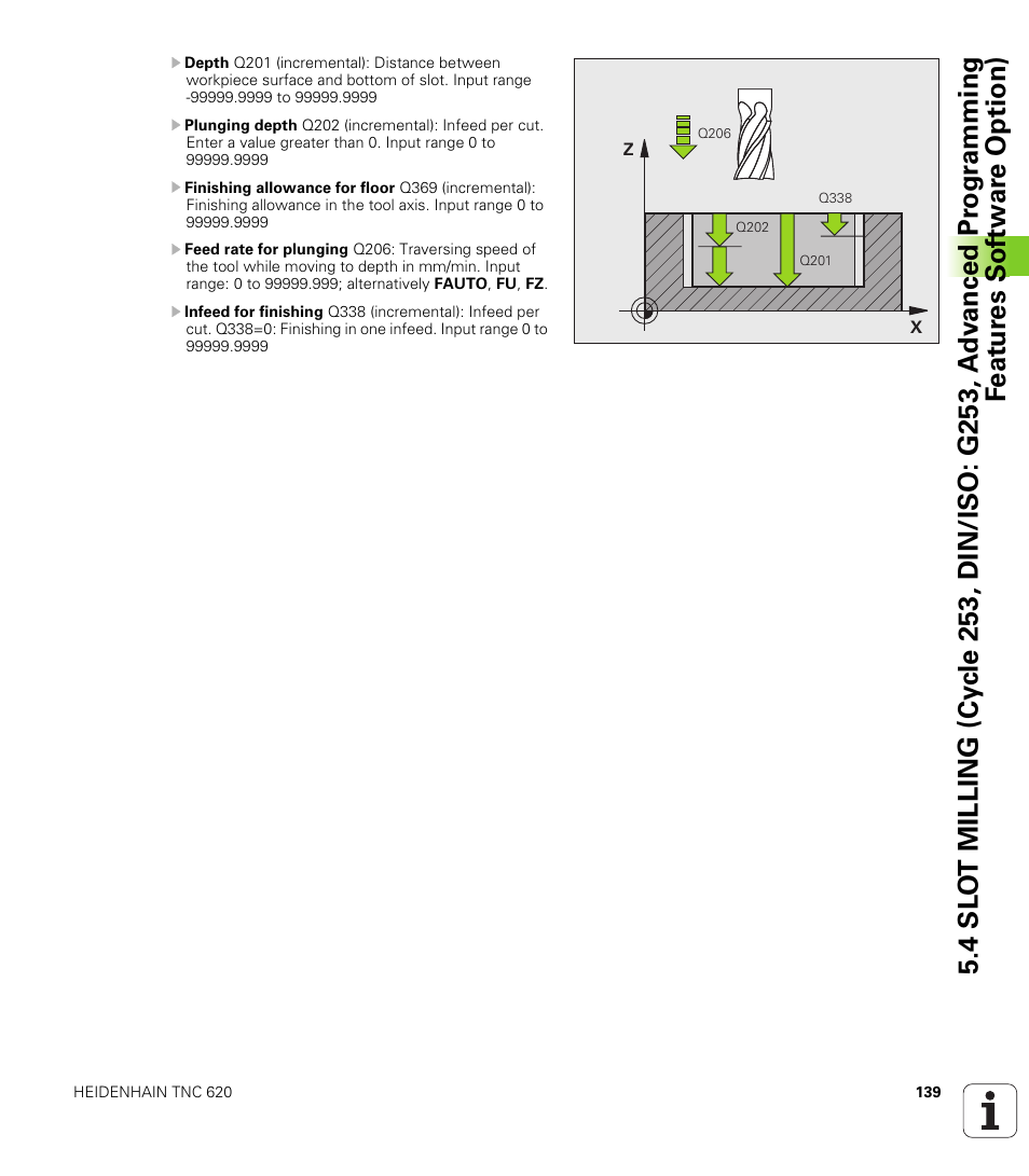 HEIDENHAIN TNC 620 (340 56x-02) Cycle programming User Manual | Page 139 / 437