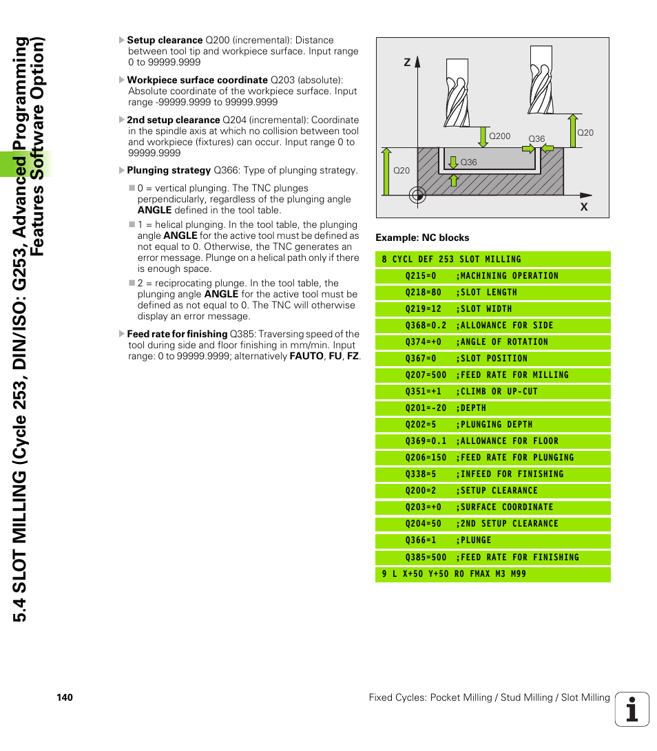 HEIDENHAIN TNC 620 (340 56x-02) Cycle programming User Manual | Page 140 / 437
