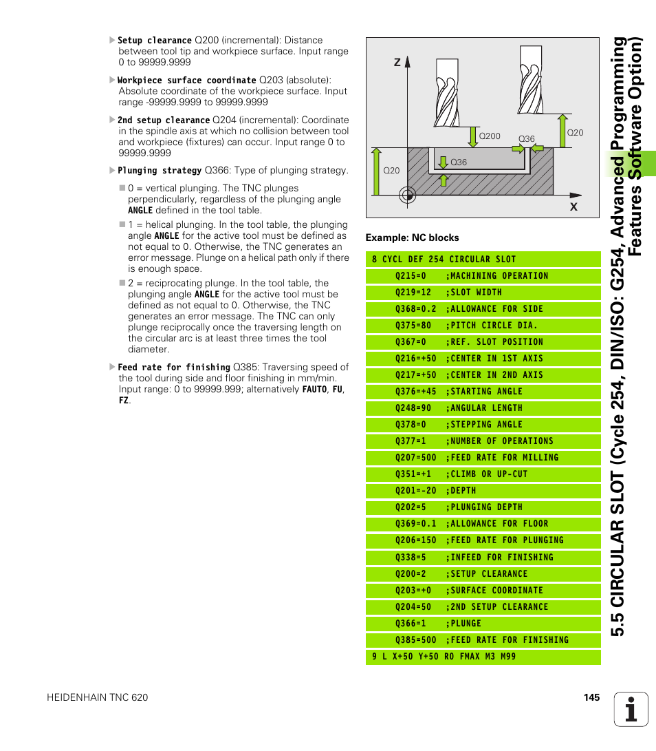 HEIDENHAIN TNC 620 (340 56x-02) Cycle programming User Manual | Page 145 / 437