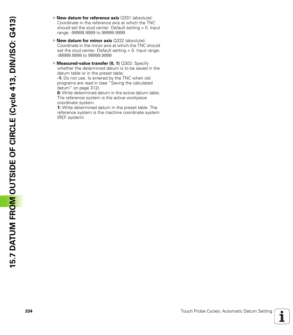 HEIDENHAIN TNC 620 (340 56x-02) Cycle programming User Manual | Page 334 / 437