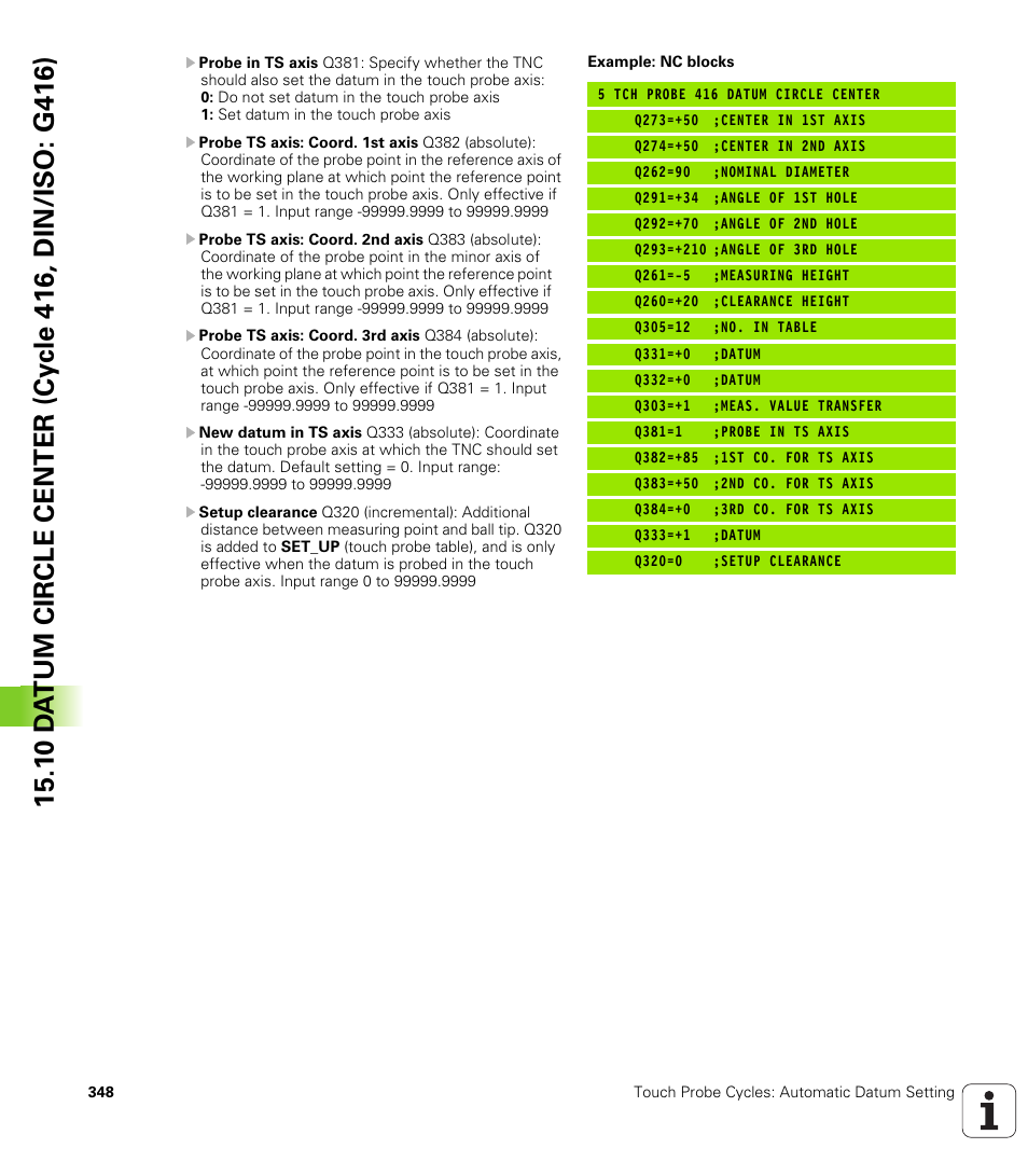 HEIDENHAIN TNC 620 (340 56x-02) Cycle programming User Manual | Page 348 / 437