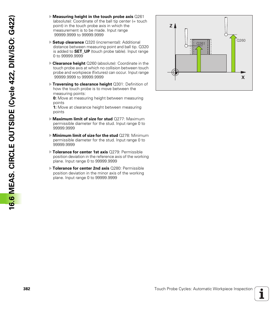 HEIDENHAIN TNC 620 (340 56x-02) Cycle programming User Manual | Page 382 / 437