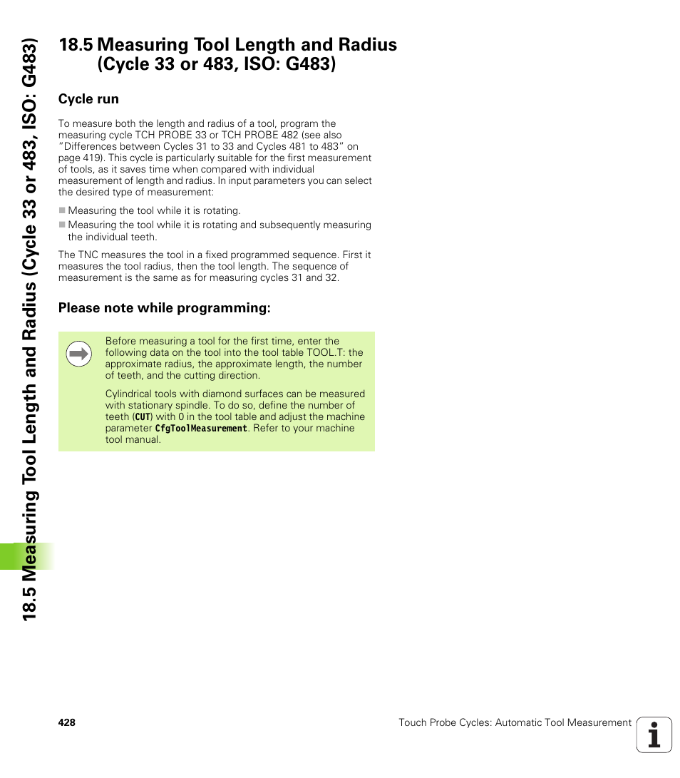 Cycle run, Please note while programming | HEIDENHAIN TNC 620 (340 56x-02) Cycle programming User Manual | Page 428 / 437