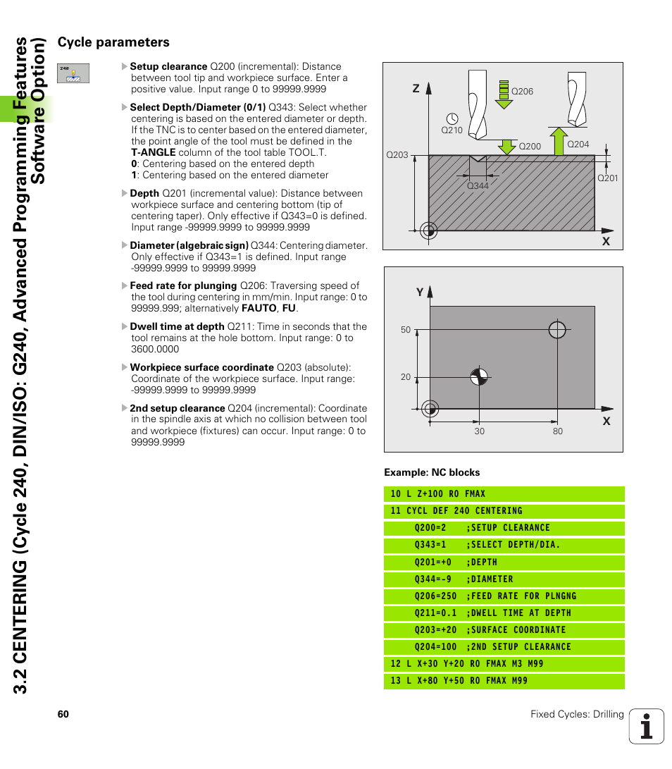 Cycle parameters | HEIDENHAIN TNC 620 (340 56x-02) Cycle programming User Manual | Page 60 / 437