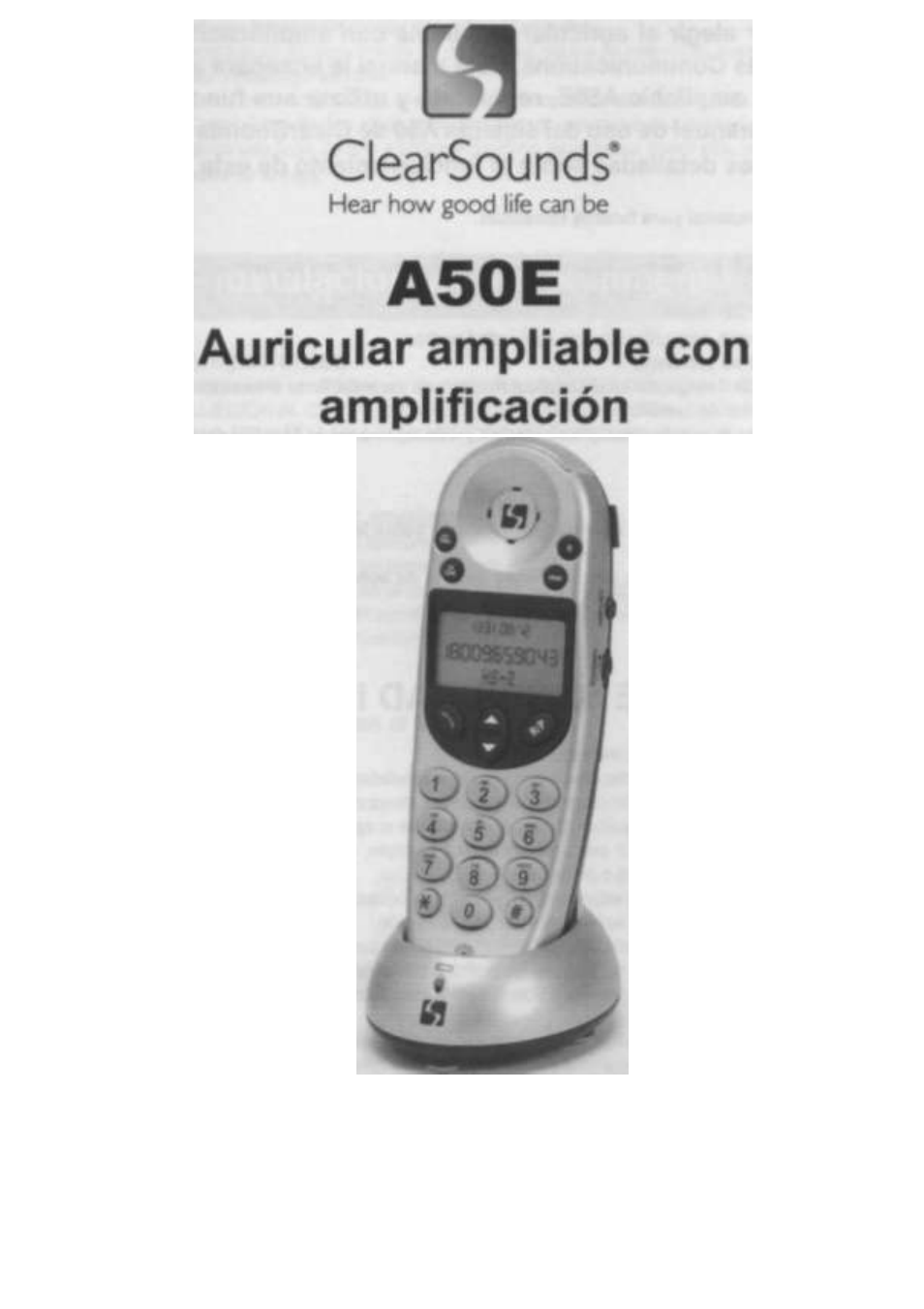 Guia de instalacion y manual de uso | ClearSounds A50E User Manual | Page 17 / 23