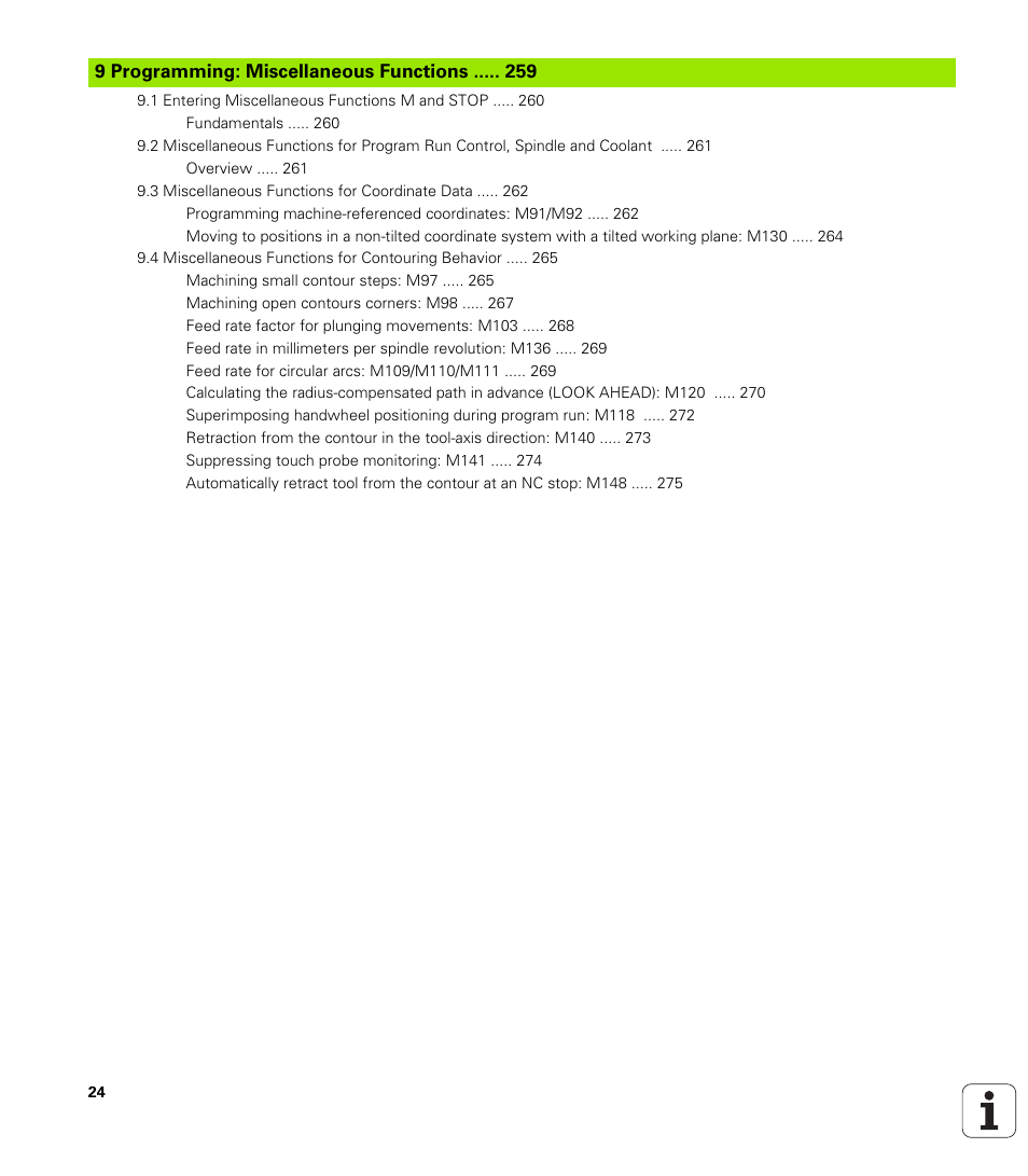 Programming: miscellaneous functions | HEIDENHAIN TNC 620 (340 56x-02) ISO programming User Manual | Page 24 / 467
