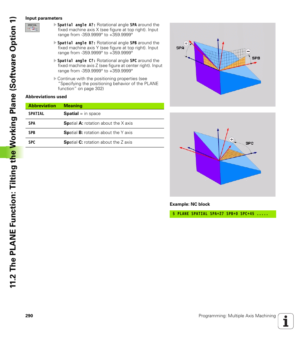 HEIDENHAIN TNC 620 (340 56x-02) ISO programming User Manual | Page 290 / 467