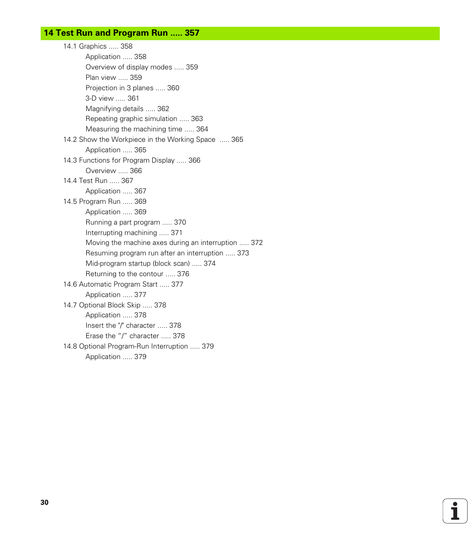 Test run and program run | HEIDENHAIN TNC 620 (340 56x-02) ISO programming User Manual | Page 30 / 467