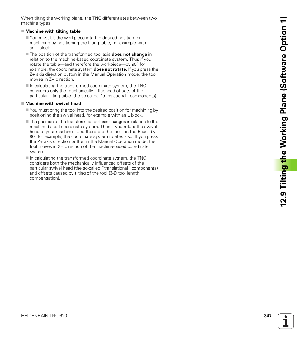 HEIDENHAIN TNC 620 (340 56x-02) ISO programming User Manual | Page 347 / 467