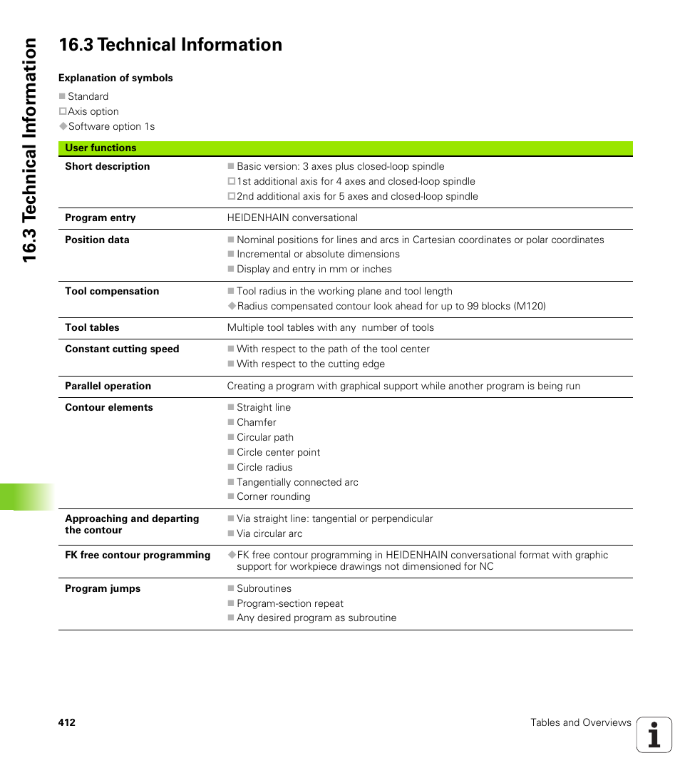 3 technical information | HEIDENHAIN TNC 620 (340 56x-02) ISO programming User Manual | Page 412 / 467