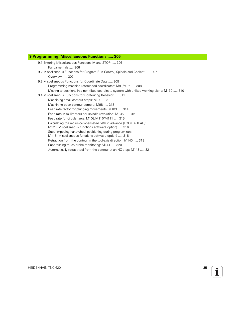 Programming: miscellaneous functions | HEIDENHAIN TNC 620 (340 56x-03) User Manual | Page 25 / 541