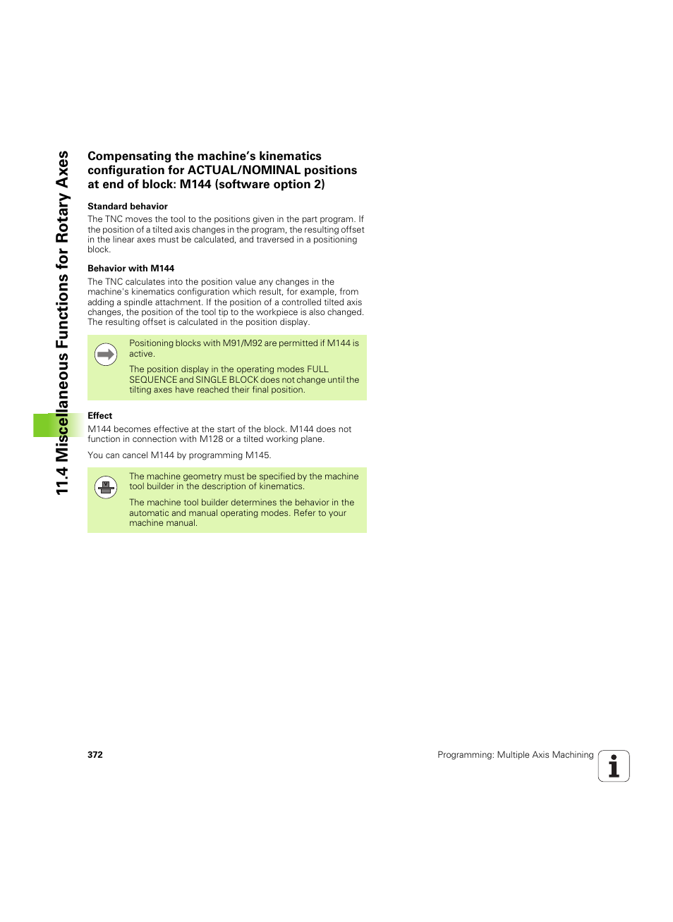 4 miscellaneous f unctions f or rotary ax es | HEIDENHAIN TNC 620 (340 56x-03) User Manual | Page 372 / 541